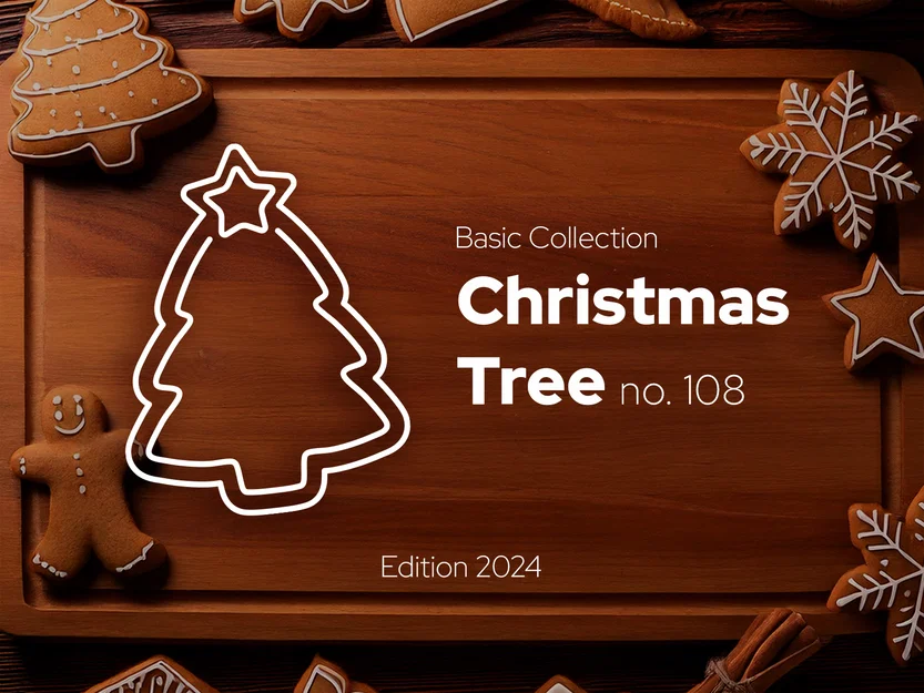 Cây Thông Noel - Khuôn Cắt Bánh Gừng số 108 - Image 1