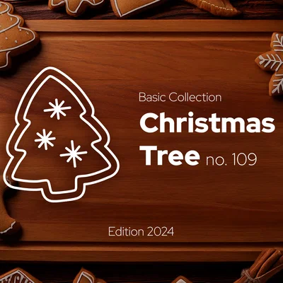 Cây Thông Noel - Khuôn Cắt Bánh Gừng số 109