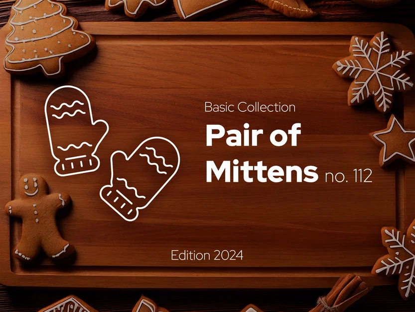 Cặp Găng Tay - Khuôn Cắt Bánh Gingerbread số 112 - Image 1