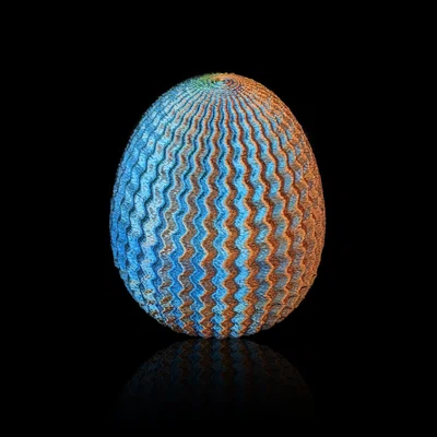 Hộp Trứng Mê Cung (Egg Maze Container) họa tiết xương rồng