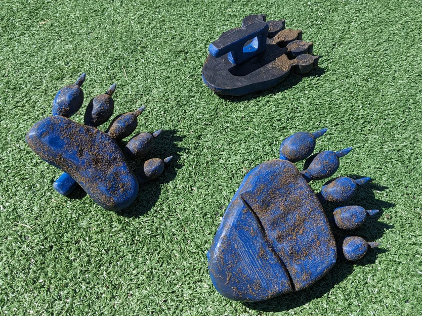 Dấu chân gấu (Bear Tracks) – In ra vết chân trông như thật - Image 1