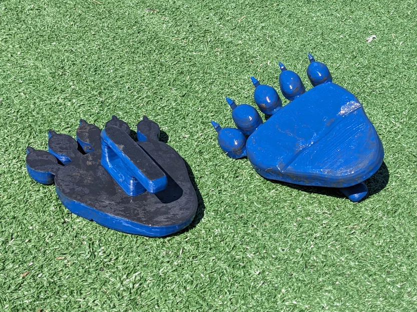 Dấu chân gấu (Bear Tracks) – In ra vết chân trông như thật - Image 3