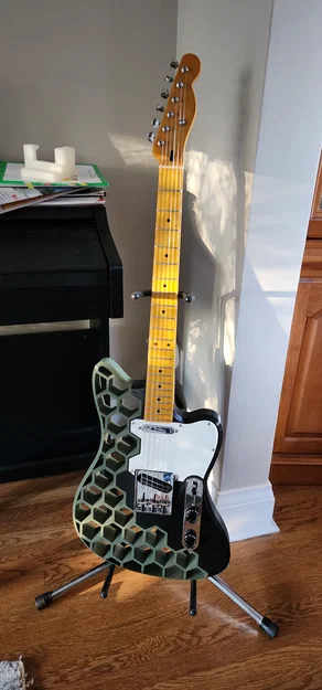 Thân đàn guitar Prusacaster bản cải tiến (Ashtray Bridge) - Image 2