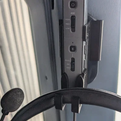 Móc treo Airbus cho Bose ProFlight kèm ngàm giữ module Bluetooth