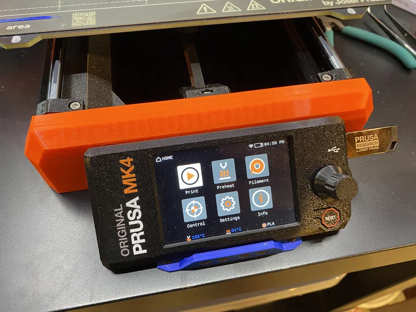 Ốp Che Mặt Trước Prusa MK4 (Front Plate Cover) - Image 1