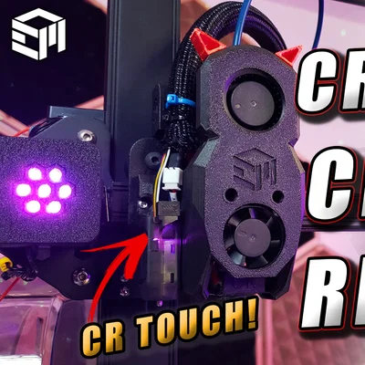 CR-6 SE 'X' - Mount SKR Mini E3 V3 & Case BTT TFT35 V3 (Easy Swap)