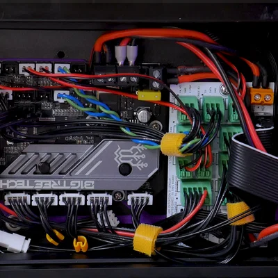 CR-6 SE 'X' - Mount SKR Mini E3 V3 & Case BTT TFT35 V3 (Easy Swap)