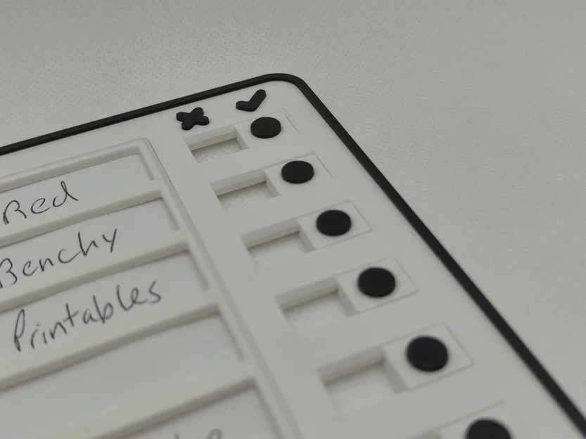 Bảng checklist/to-do print in place – Luồn giấy vô rồi đóng nắp lại! - Image 5