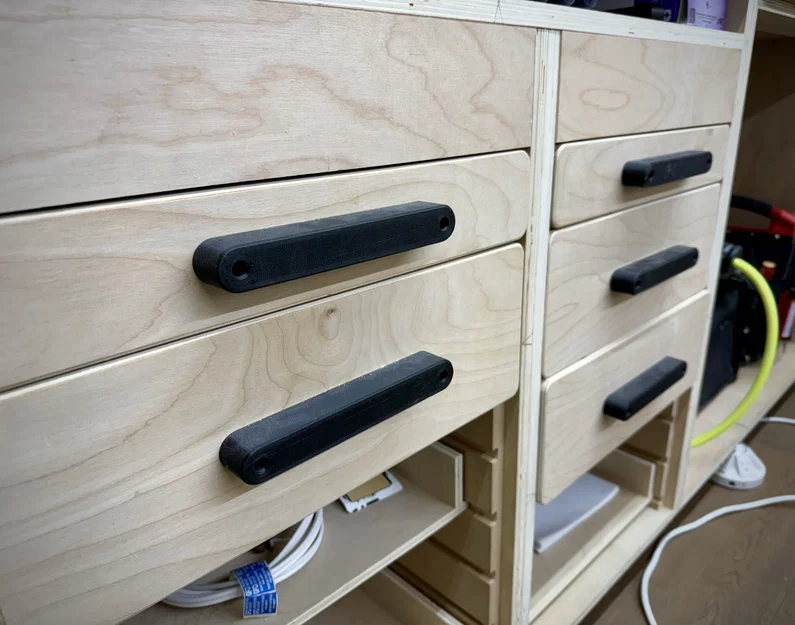 Tay nắm ngăn kéo in 3D thiết kế dạng khe tối giản - Image 1