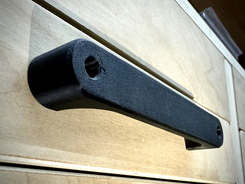 Tay nắm ngăn kéo in 3D thiết kế dạng khe tối giản - Image 2