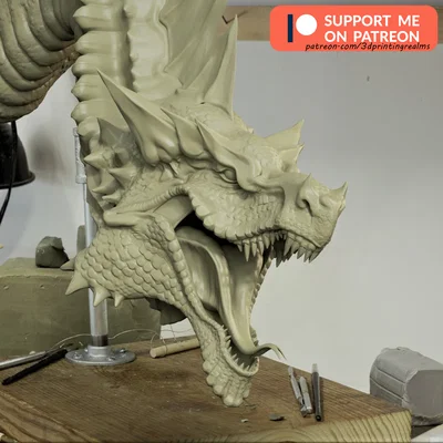 Mô hình rồng 3D tinh xảo cho dân chơi Dungeons & Dragons