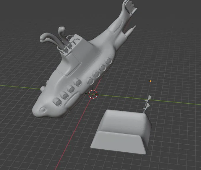 Mô hình in 3D Yellow Submarine kèm chân đế độc đáo - Image 6