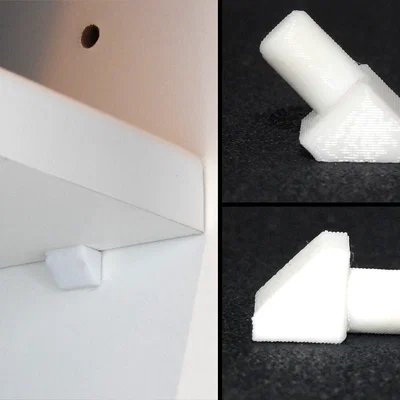 Chốt đỡ kệ 5mm (Shelf Support) in 3D chắc chắn cho tủ nội thất