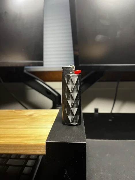 Vỏ bọc bật lửa BIC họa tiết kim cương (Diamond Case) in 3D cực đẹp - Image 1