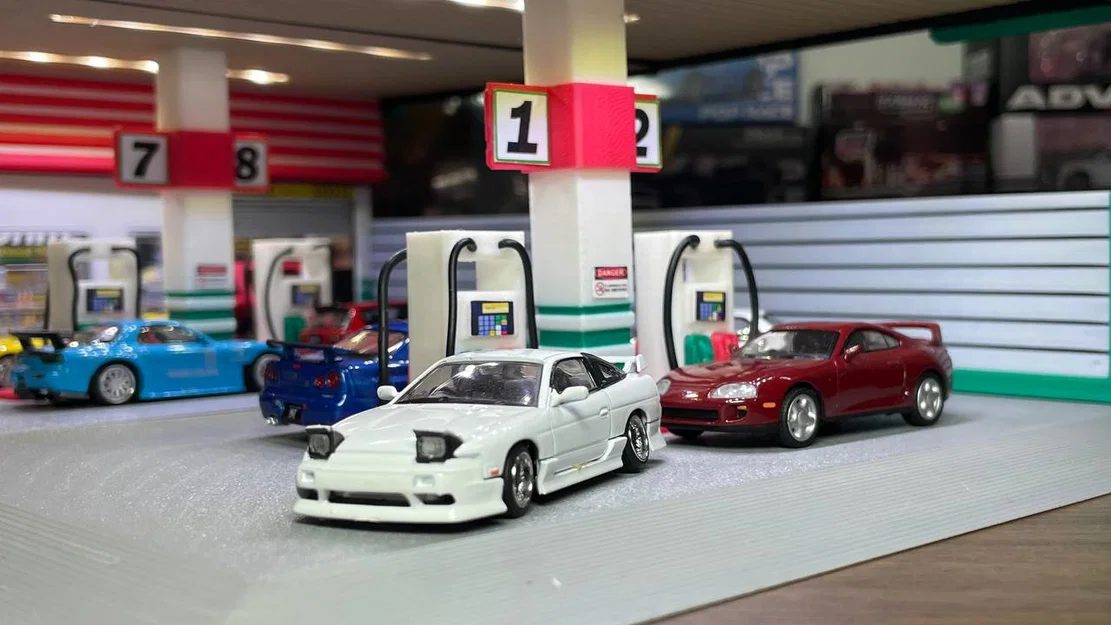 Trạm xăng 1/64 (Bản mở rộng) - 1/64 Gas Station (Expanded) - Image 2