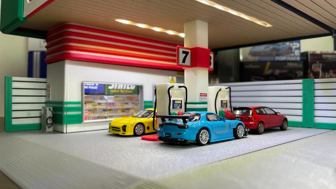 Trạm xăng 1/64 (Bản mở rộng) - 1/64 Gas Station (Expanded) - Image 3