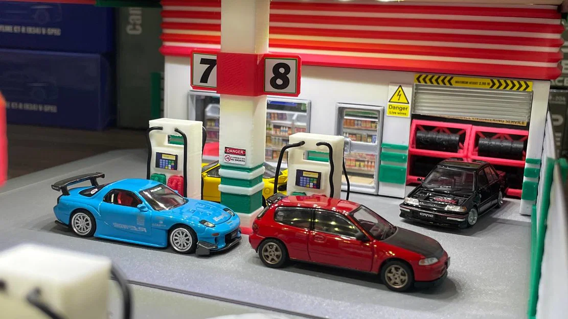 Trạm xăng 1/64 (Bản mở rộng) - 1/64 Gas Station (Expanded) - Image 4