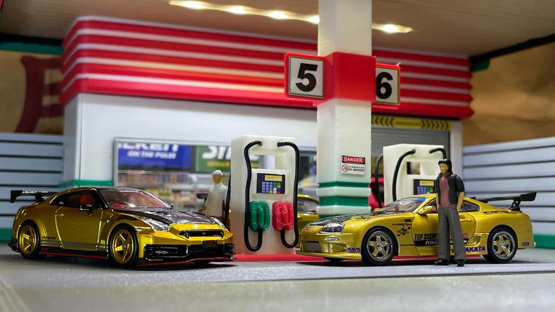 Trạm xăng 1/64 (Bản mở rộng) - 1/64 Gas Station (Expanded) - Image 9