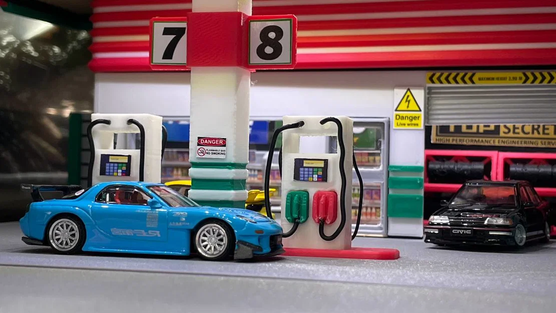 Trạm xăng 1/64 (Bản mở rộng) - 1/64 Gas Station (Expanded) - Image 10
