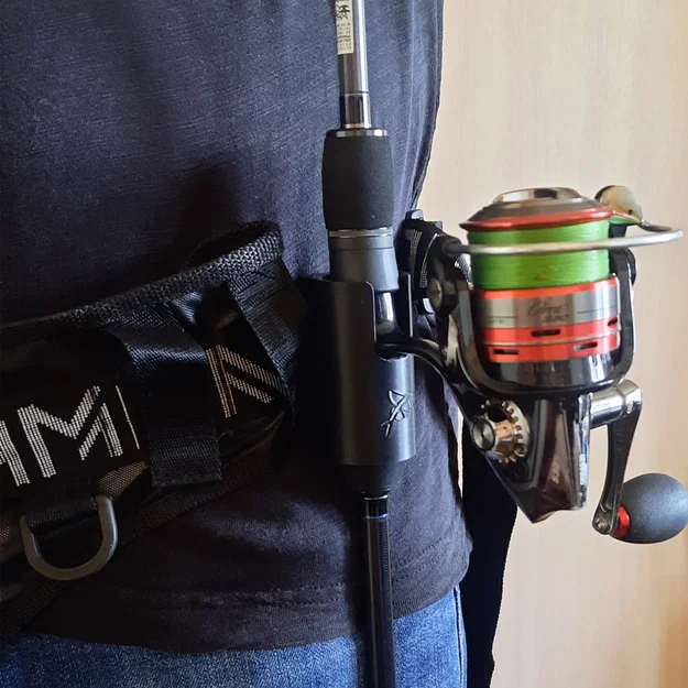 Giá đỡ cần câu gắn thắt lưng - Phụ kiện in 3D cho cần thủ - Image 3