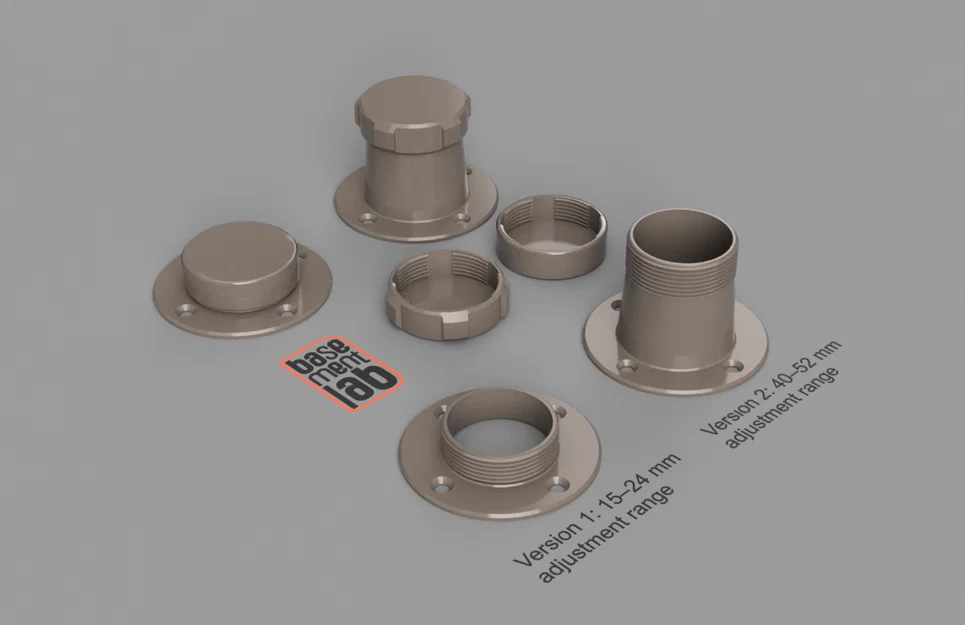 Chân đế nội thất chỉnh được - Piedini per mobile regolabili - Image 1