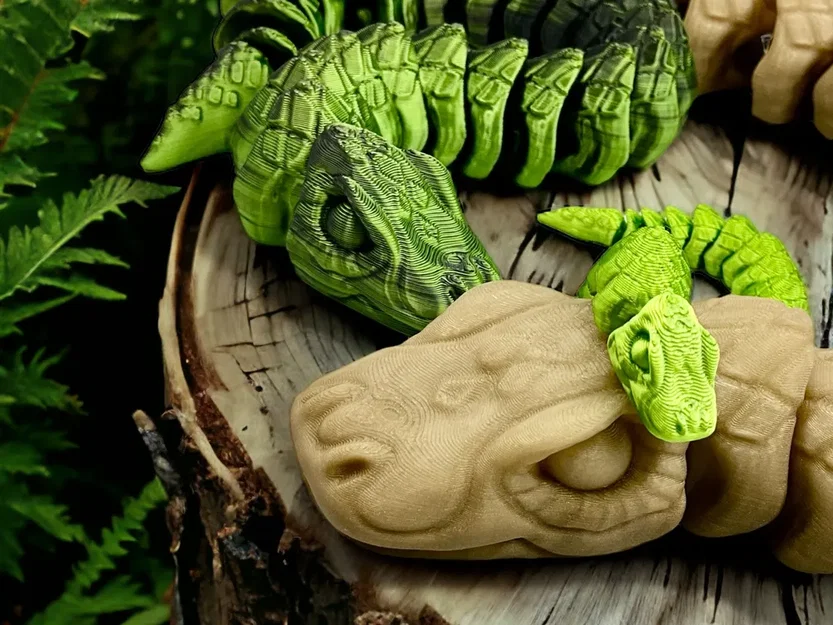 Rắn Khớp Nối!!! Print in Place, No Supports ;) - Image 1