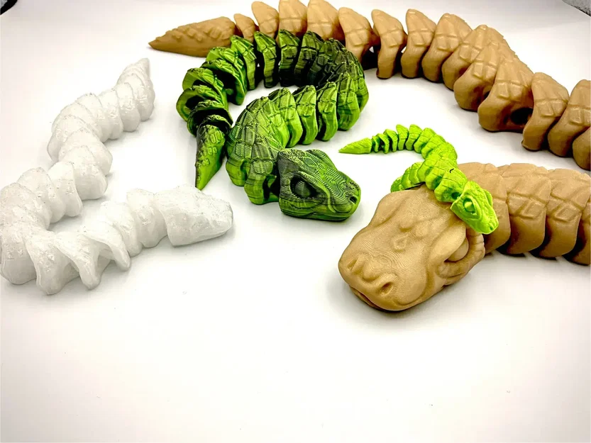 Rắn Khớp Nối!!! Print in Place, No Supports ;) - Image 3