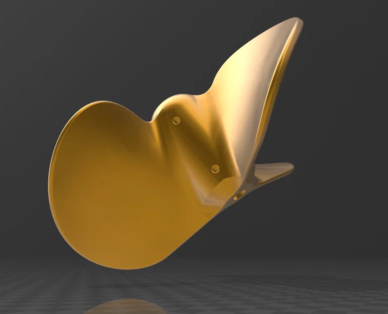 Chân vịt thuyền 20cm, 13cm & 10cm, trục 10mm - Image 2