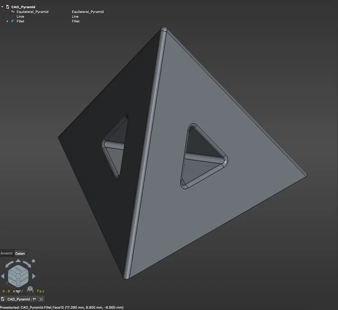 Mô hình Kim tự tháp đánh dấu hỗ trợ quét 3D (Marker Pyramid) - Image 1