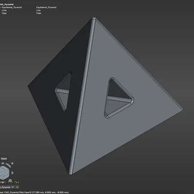 Mô hình Kim tự tháp đánh dấu hỗ trợ quét 3D (Marker Pyramid)