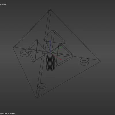 Mô hình Kim tự tháp đánh dấu hỗ trợ quét 3D (Marker Pyramid)