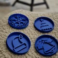 Bộ khuôn in bánh quy Giáng sinh (Christmas cookie cutters) 3D - Thumbnail 1