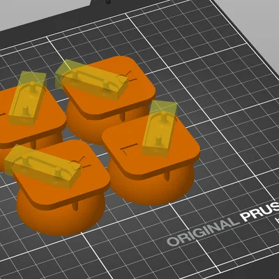 Chân Bóng Squash cho Bambu Lab A1 (Squash ball Feet)