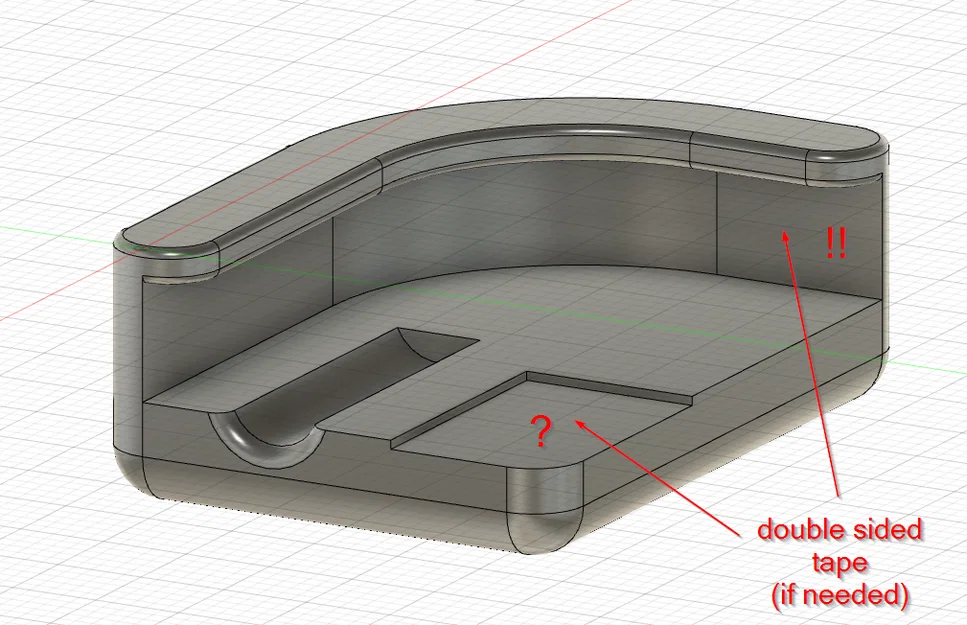 Miếng kê nâng phía trước cho bàn phím Logitech MX Keys - Image 6