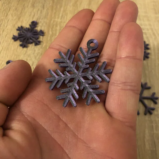 Bộ sưu tập bông tuyết trang trí Snow Flakes in 3D độc đáo - Image 3