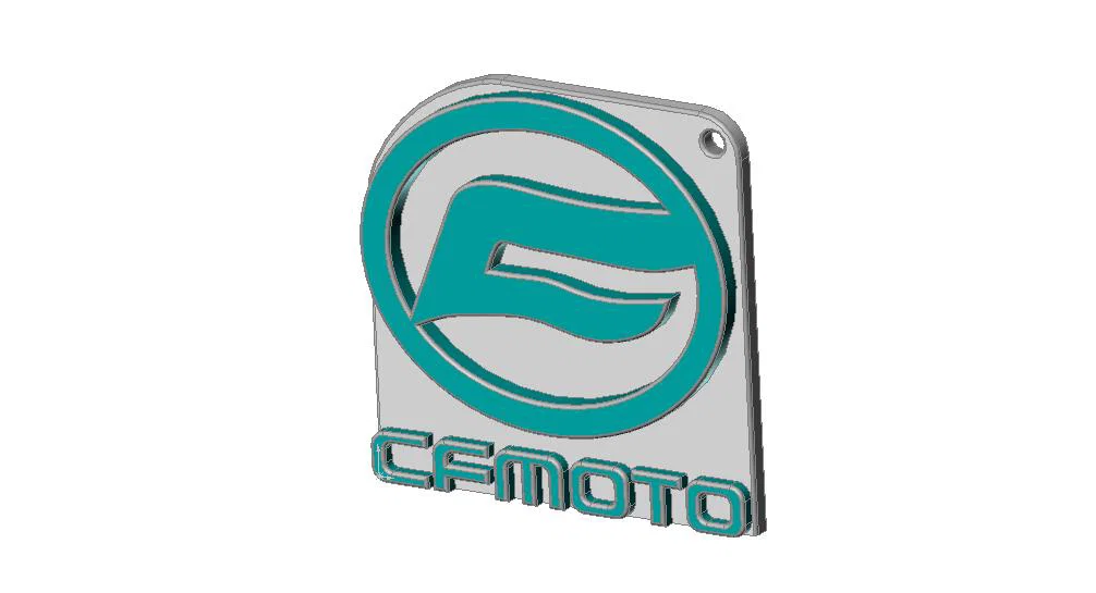 Móc khóa in 3D logo CFMOTO phong cách cho dân chơi xe ATV - Image 1