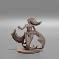 Mô hình Nàng tiên cá (Mermaid Miniature) - Thiết kế tinh xảo cho game DnD - Thumbnail 1