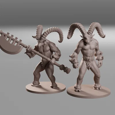 Miniature Quỷ Dê (Ram Demon Miniatures)