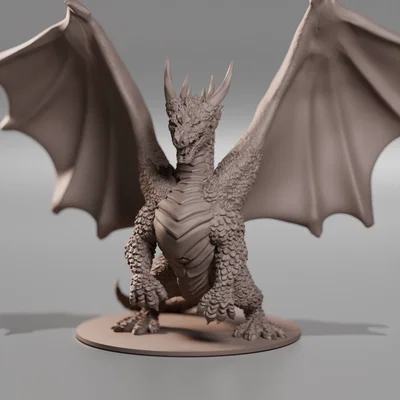 Mô hình rồng chiến đấu (Dragon Miniature) cực đẹp cho game DnD