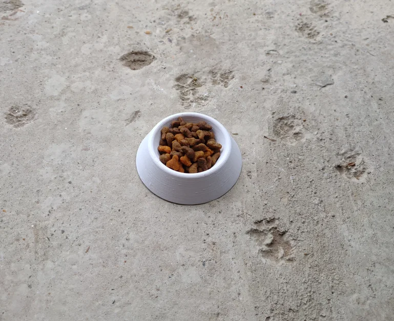 Chén mèo đơn giản (Simple cat bowl) - Image 1