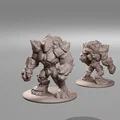 Mô hình Rock Elemental (Golem đá) cho game DnD cực đẹp - Thumbnail 2