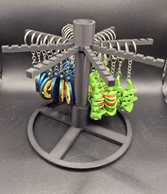 Kệ Trưng Bày Móc Khóa Xoay (Rotating Keychain Display) - Image 1