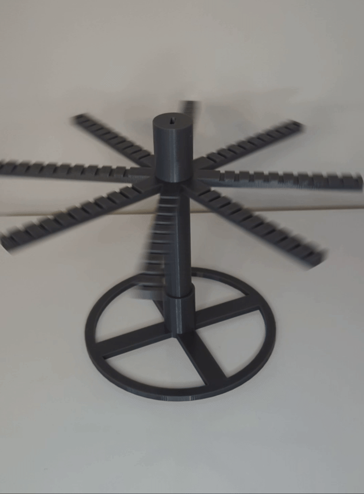 Chân trưng bày móc khóa xoay (Rotating keychain stand) - Thumbnail 4