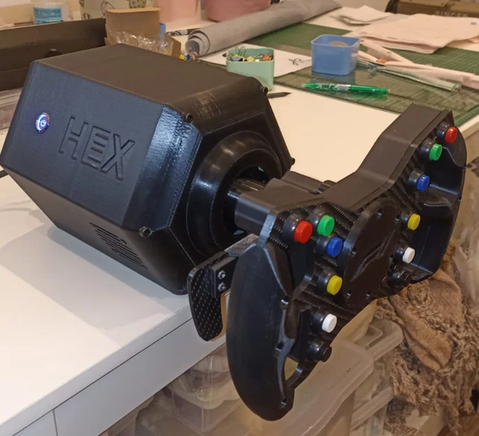 Base SimRacing DD cho motor hoverboard (kèm enclosure) - Image 1