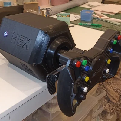 Base SimRacing DD cho motor hoverboard (kèm enclosure)