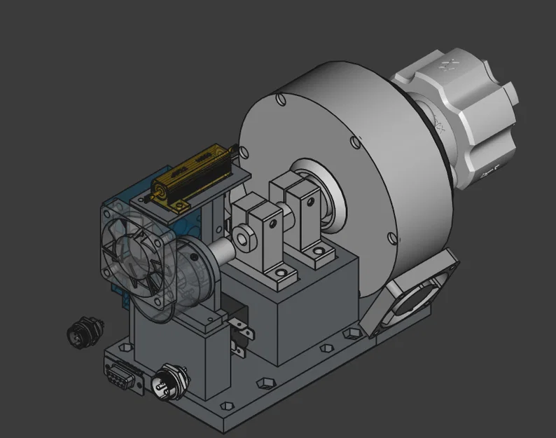 Base SimRacing DD cho motor hoverboard (kèm enclosure) - Image 4