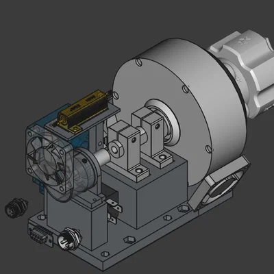 Base SimRacing DD cho motor hoverboard (kèm enclosure)