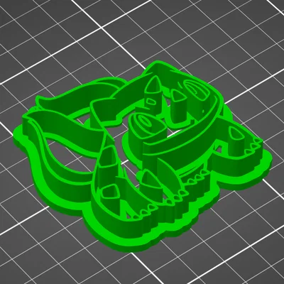 Khuôn cắt bánh quy hình Bulbasaur đáng yêu cho tín đồ Pokémon