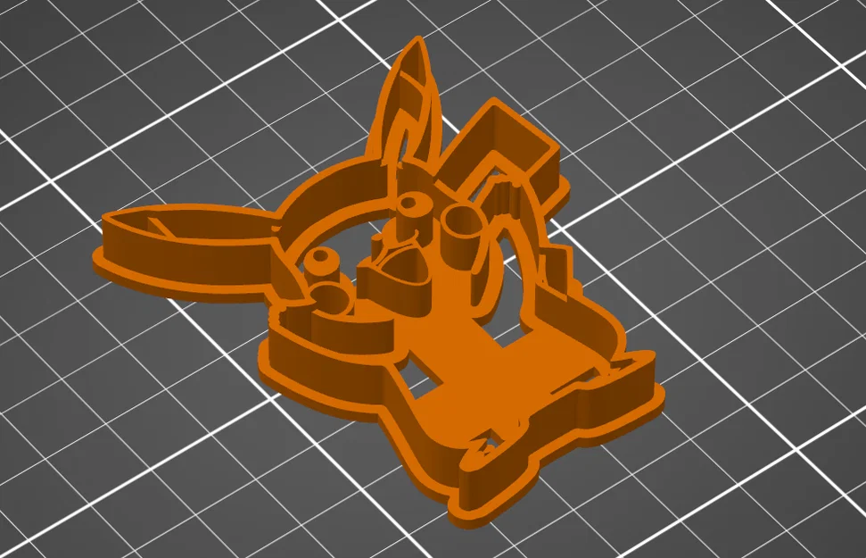 Khuôn cắt bánh quy hình Pikachu 3D dễ thương - Image 1