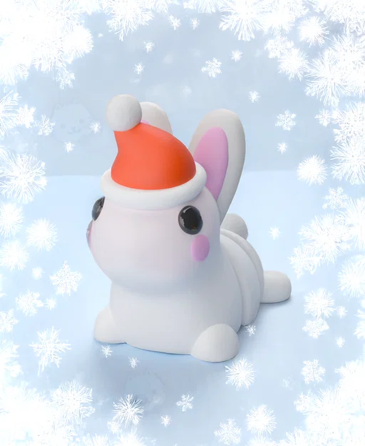 Móc Khóa Thỏ Noel (Bunny Xmas Keychain) - Image 1